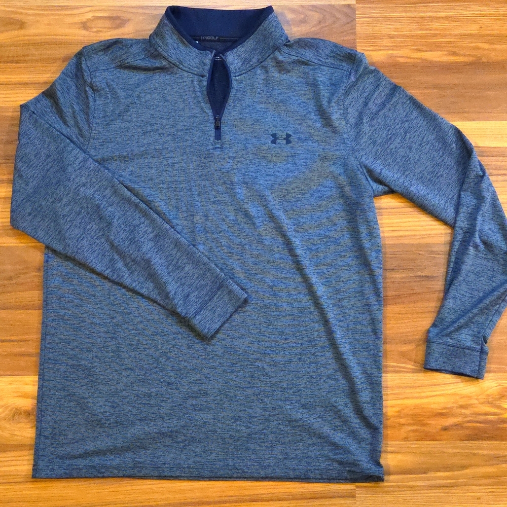 Men's Under Armour Golf Quarter Zip Pullover. L. Like New.